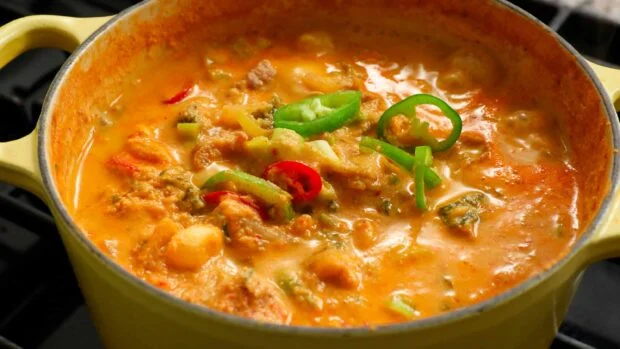 Kongbiji-jjigae (Ground soybean stew) 콩비지찌개