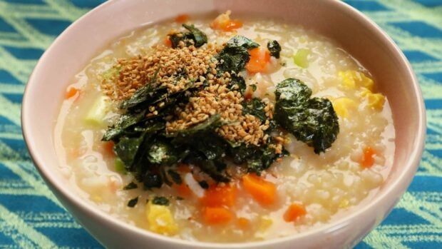 Shrimp porridge (Saeu-juk: 새우죽)
